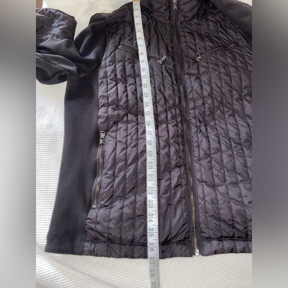 Men’s MICHAEL KORS black quilted mid season Jacket‎ size Large - Picture 9 of 13